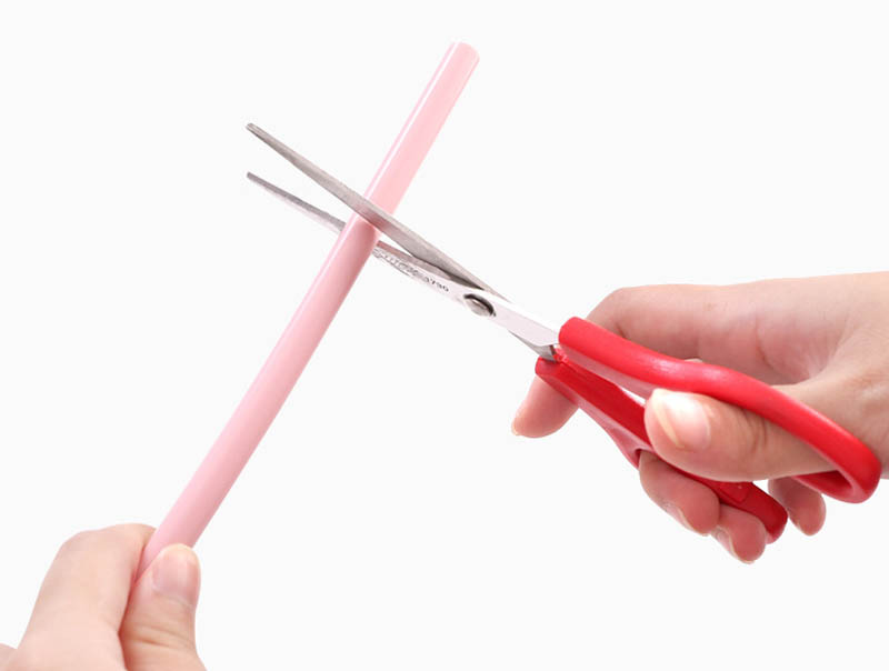 silicone folding straw